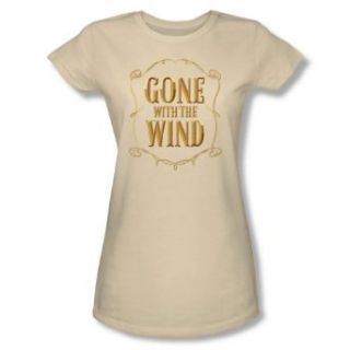 Gone With The Wind   Womens Logo T Shirt In Cream Clothing