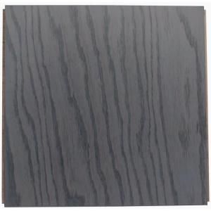 Ludaire Speciality Tile Red Oak Gray Mist Engineered Hardwood Tile Flooring  12 in. x 12 in. Take Home Sample TLokGRA12_sample