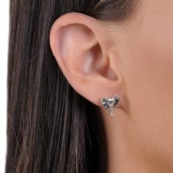 Tressa Collection Sterling Silver Elephant Stud Earrings Tressa Sterling Silver Earrings
