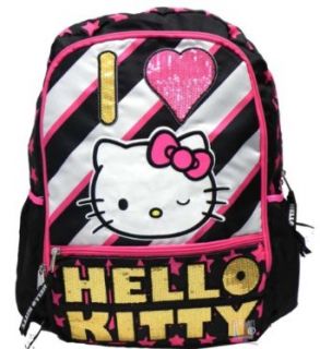 Hello Kitty "I Love Kitty" Backpack Childrens School Backpacks Clothing