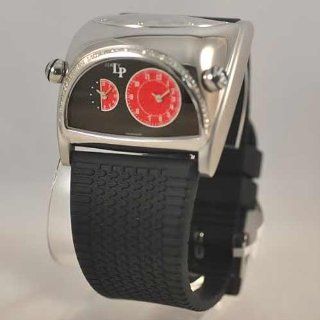 LP ITALY Men's Lorenzo Pozzan Swiss STRATOSPHERE Diamond Dual Time Strap Watch. 6311.30.361 Watches
