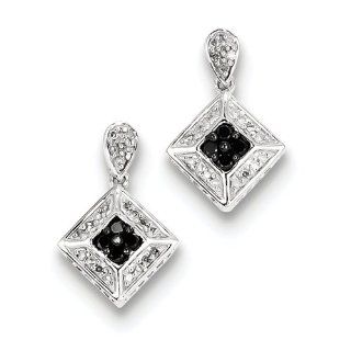 Sterling Silver Diamond Earrings Jewelry