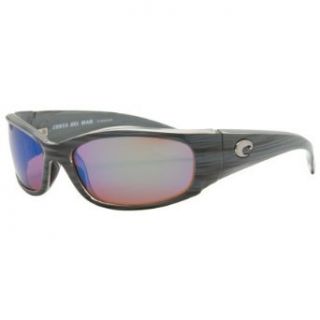 Costa Del Mar Hammerhead Polarized Sunglasses   Costa 580 Glass Lens Silver Teak/green Mirror, One Size Clothing