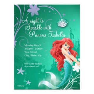 Ariel Birthday Invitation