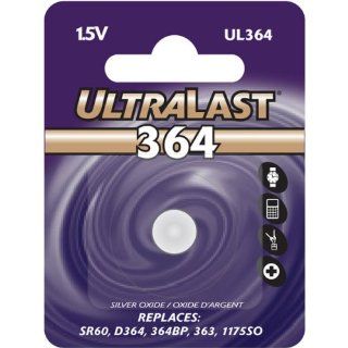 Ultralast UL 364 Watch/Electronic Battery D364B and 364BP Equivalent Electronics