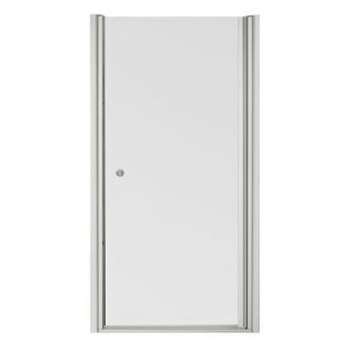 KOHLER Fluence 39 in. x 65 1/2 in. Frameless Pivot Shower Door in Matte Nickel Finish K 702414 L MX