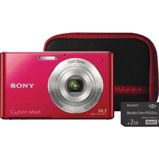 Sony Cybershot DSCW330/R & Case & Memory Stick Kit  Digital Cameras  Camera & Photo