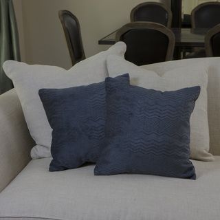 Christopher Knight Home Dark Blue Jacquard Pillows (Set of 2) Christopher Knight Home Throw Pillows