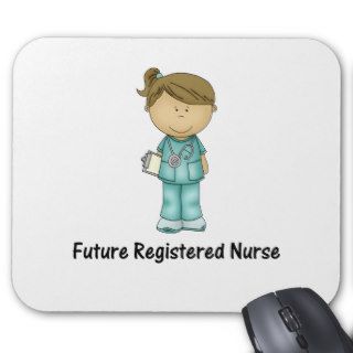 future registered nurse mousepads