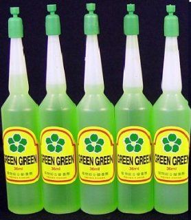 5 Bottles Green Green Plant Food Lucky Bamboo Food (36ml/bottle)   Home And Garden Products