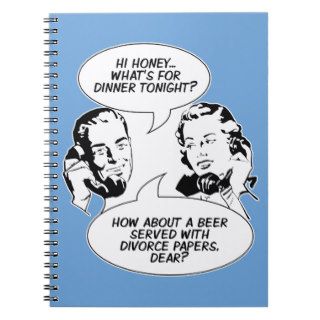 Retro Feminist Humor notebook