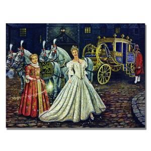Trademark Fine Art 26 in. x 32 in. Cinderella Goes to the Ball, 1999 Canvas Art BL1051 C2632GG