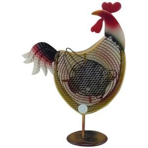 10 in. Himalayan Breeze Decorative Rooster Table top Fan (Large) HBL 9004