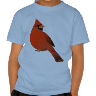 Red Cardinal Male Bird T shirt