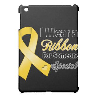 Childhood Cancer Ribbon Someone Special iPad Mini Covers