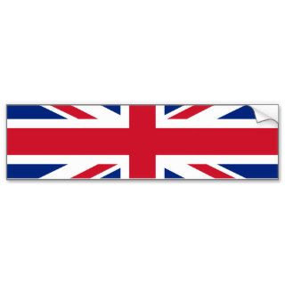 Union Jack United Kingdom British Flag Britain Bumper Sticker