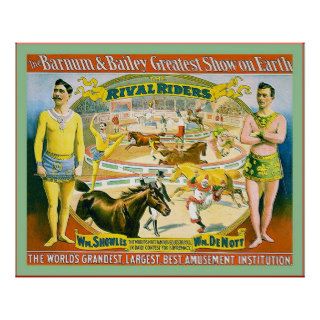 The Barnum & Bailey Greatest Show on Earth ~1895 Posters