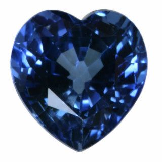 Sapphire Heart Magnet Acrylic Cut Outs