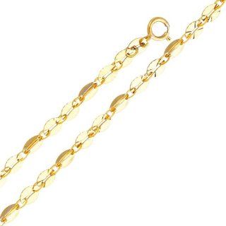 14K Yellow Gold Fancy Designer Diamond Cut Bracelet with Spring Ring Clasp   7" + 1" Extension Goldenmine Jewelry