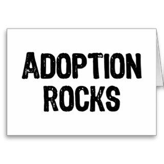 Adoption Rocks Card