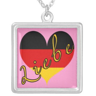 Liebe (Love) Germany Heart Custom Necklace