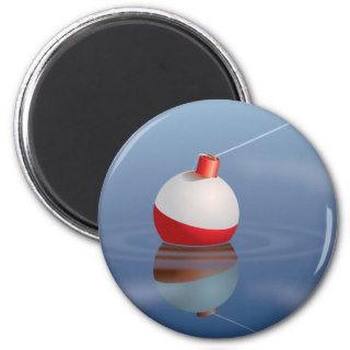 Fishing Bobber In Water Magnet