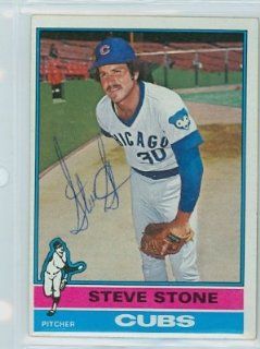 Steve Stone AUTO 1976 Topps #378 Cubs New Set Break Sports Collectibles