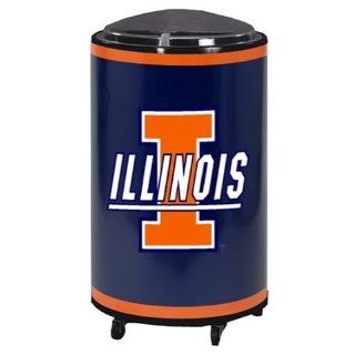 University of Illinois Rolling Beer or Beverage Cooler  Sports Fan Coolers  Sports & Outdoors