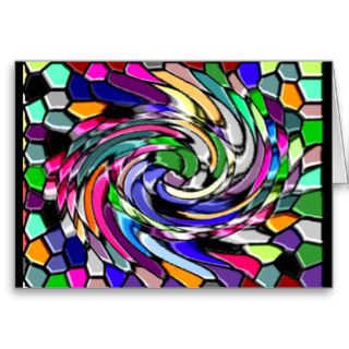 Swirly Mosaic Card