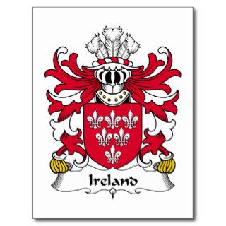 Ireland Family Crest Post Cards