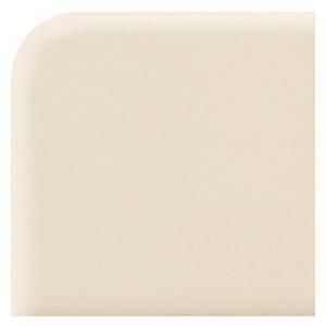 Daltile Semi Gloss Almond 2 in. x 2 in. Ceramic Bullnose Corner Wall Tile K165SN42691P2