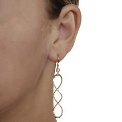 Goldfill Double Spiral Earrings Gold Overlay Earrings