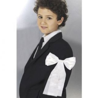 Corrine Boys White Satin First Communion Armband Bow White Chalice Infant And Toddler Apparel Accessories Clothing