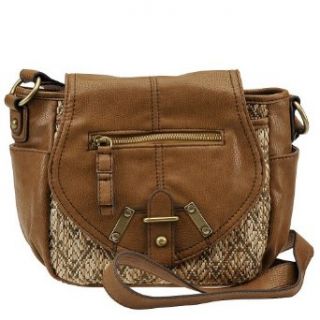 Jessica Simpson Cosmopolitan Crossbody Bag Natural Cross Body Handbags Clothing