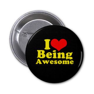 I Heart Being Awesome Button