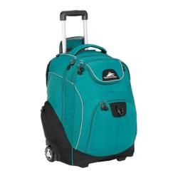 High Sierra Powerglide Wheeled Book Bag Deep Jade/Black High Sierra Rolling Backpacks