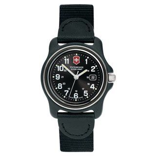 Victorinox Swiss Army Women's Original Black Dial Black Bezel Nylon Watch   24379 Victorinox Swiss Army Women's Swiss Army Watches