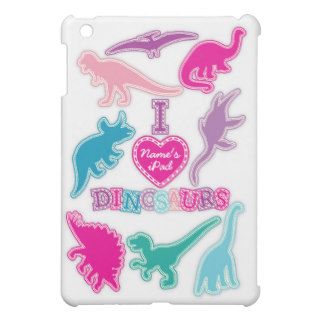 Dinosaur Case   Pink, Blue, Purple iPad Mini Cover