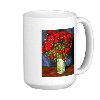 Van Gogh Vase With Red Poppies Mug