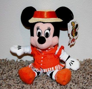Disney Minnie Mouse Quartet Barber Shop 8" Plush Bean Bag Doll Toys & Games