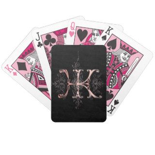 HKH Monogram Bicycle Playing Cards