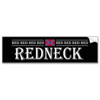 Funny Red Red Redneck Bumper Sticker