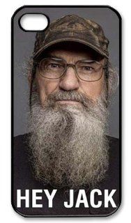 Hey Jack I'm Si Robertson Iphone 4 4s Case Cover ,Apple Plastic Shell Hard Case Cover Protector Gift Idea at Fell Happy Store Cell Phones & Accessories