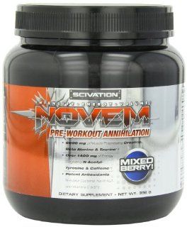 Scivation Novem Nutritional Supplement, Fruit Punch/mixed Berry, 30 Count Health & Personal Care