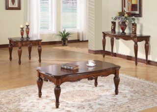 Acme 10290 Dreena Coffee Table, Cherry Finish   Dining Tables