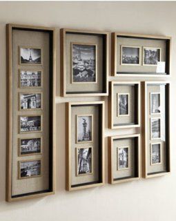 Extra Large HORCHOW Massena MULTI PHOTO FRAME Collection   Collage Frames