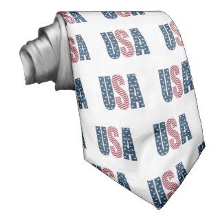 USA Stars and Stripes Tie