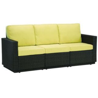 Home Styles Riviera Harvest 3 Seat Patio Sofa DISCONTINUED 5802 61
