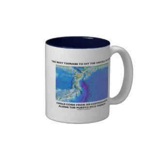 Tsunami Puerto Rico Trench (Plate Tectonics Earth) Coffee Mug