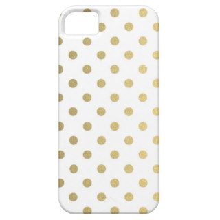 Gold Polka Dots Pattern  Apple iPhone 5/5S Case